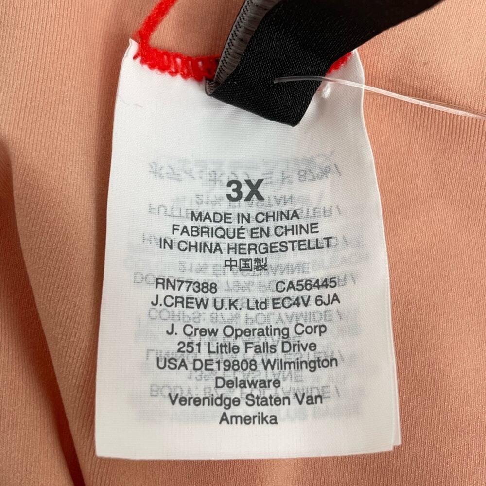 J. Crew Side Ring Bikini Bottoms Pumpkin Orange Size 3X - Picture 6 of 9